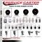 Service Caster 3'' Hard Rubber Swivel 1-1/4'' Expand Stem Caster Set 2 Total Lock Brakes, 4PK SCC-EXTTL20S314-HRS-2-S-2-114 - alternate 5